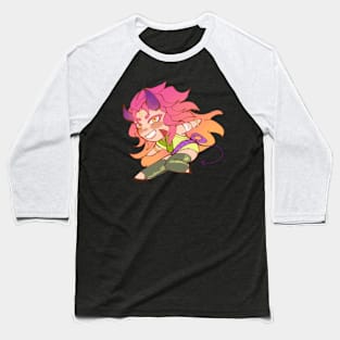 Japanese Demon Girl Baseball T-Shirt